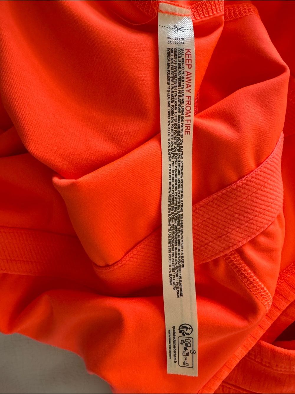 Free People Neon Orange Ribbed Mini Dress - Picture 10 of 12